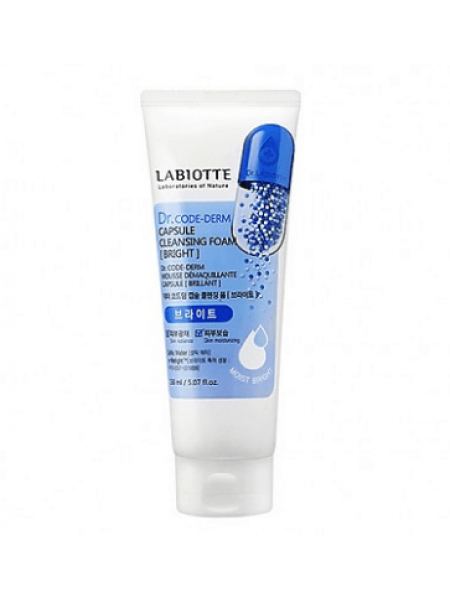 Labiotte Dr.Code-Derm Capsule Cleansing Foam Bright  Осветляющая капсульная пенка для умывания