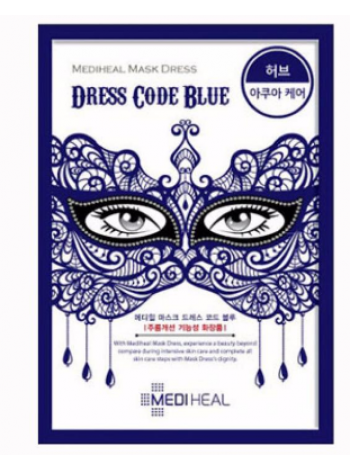 Mediheal Mask Dress Dress Code Blue Увлажняющая тканевая маска для лица