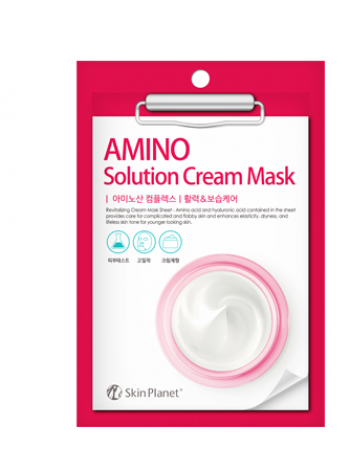 Mijin Skin Planet AMINO solution Cream Mask Тканевая кремовая маска с аминокислотами