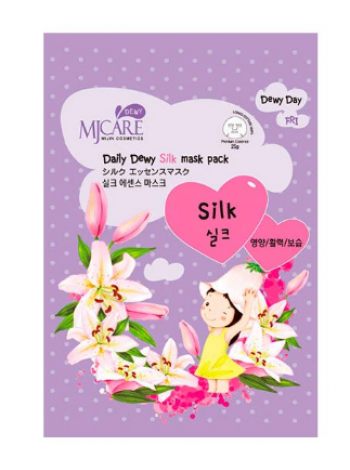 Mijin MJ Care Daily Silk mask pack Маска тканевая с аминокислотами шелка