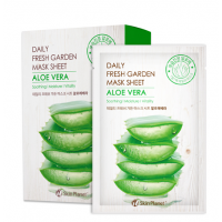 Mijin Daily Fresh Skin Planet daily fresh garden mask sheet ALOE VERA Тканевая маска для лица Алое вера