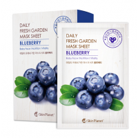 Mijin Daily Fresh Skin Planet daily fresh garden mask sheet BLUEBERRY Тканевая маска для лица Черника