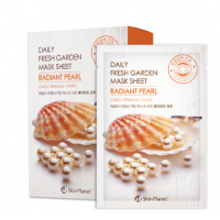 Mijin Daily Fresh Skin Planet daily fresh garden mask sheet RADIANT PEARL Тканевая маска для лица Жемчуг