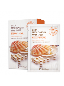 Mijin Daily Fresh Skin Planet daily fresh garden mask sheet RADIANT PEARL Тканевая маска для лица Жемчуг