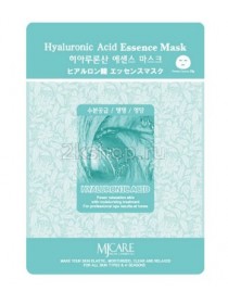 Тканевая маска с гиалуроновой кислотой Mijin Hyaluronic Acid Essence Mask 