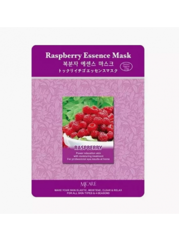 Mijin Raspberry Essence Mask Маска тканевая малина