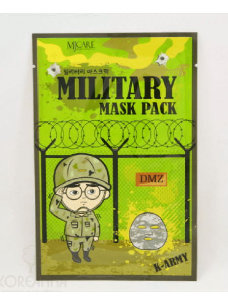 Mijin MJ Military mask Тканевая маска для лица мужская 