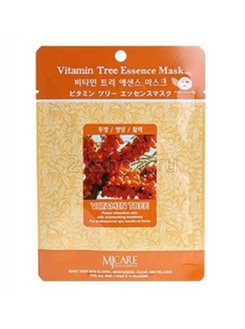 Mijin Vitamin Tree Essence Mask Тканевая маска облепиха  