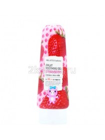 Milatte Fashiony Fruit Soothing Gel Strawberry Гель для лица и тела многофункциональный  клубничный