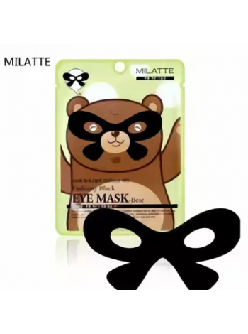 Milatte Fashiony Black Eye Mask Bear  Маска от морщин вокруг глаз Медведь