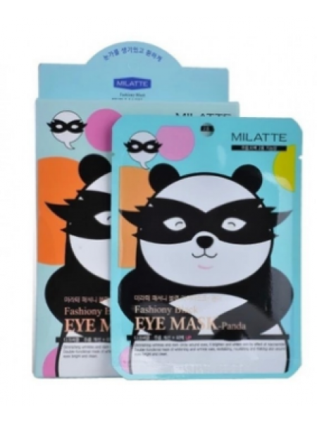 Milatte Fashiony Black Eye Mask Panda Маска от морщин вокруг глаз Панда