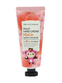 Крем для рук с Персиком Milatte Fashiony Fruit Hand Cream Peach 