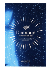 Гидрогелевая маска с черным жемчугом и золотом Miskin Gold Dia Black Hydro Gel Mask 