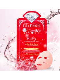 Гидрогелевая маска для лица с рубиновой пудрой Rearar  Dia Force Ruby Hydro Ampoule Gel Mask 