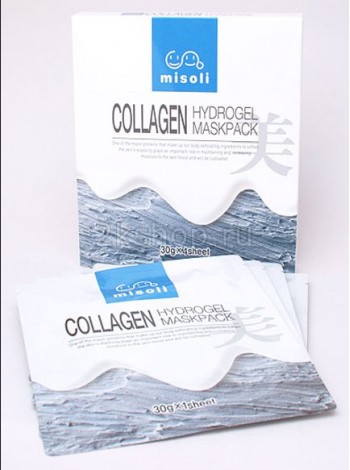 Гидрогелевая маска для лица с коллагеном Misoli Collagen Hydrogel Mask Pack  