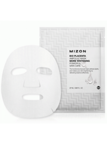 Mizon Bio Placenta Ampoule Mask Осветляющая маска с плацентой из биоцеллюлезы