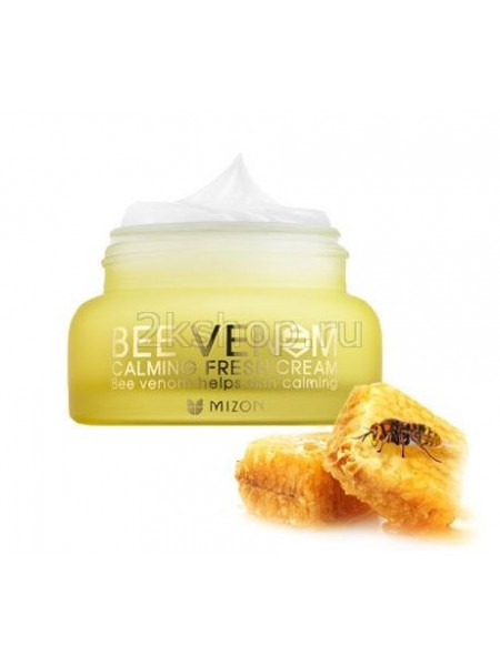 Успокаивающий крем для лица с прополисом Mizon Bee Venom Calming Fresh Cream 