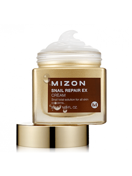 Mizon Snail repair EX Cream Восстанавливающий крем для лица с экстрактом улитки 