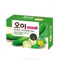 Mukunghwa Moisture Cucumber Soap Увлажняющее мыло с огурцом