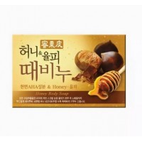 Мыло-скраб мед и каштан Mukunghwa Honey & Chestnut Scrub Soap 