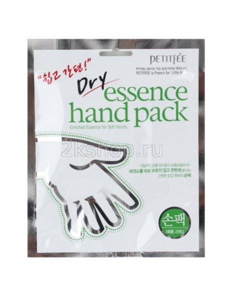 Petitfee Dry Essence Hand Pack   Смягчающая питательная маска для рук