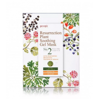 Petitfee Ressurection Plant Soothing Gel Mask Тканевая гель-маска  успокаивающая и восстанавливающая с растительными экстрактами