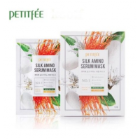 Petitfee Silk Amino Serum Mask Тканевая маска с аминокислотами шелка