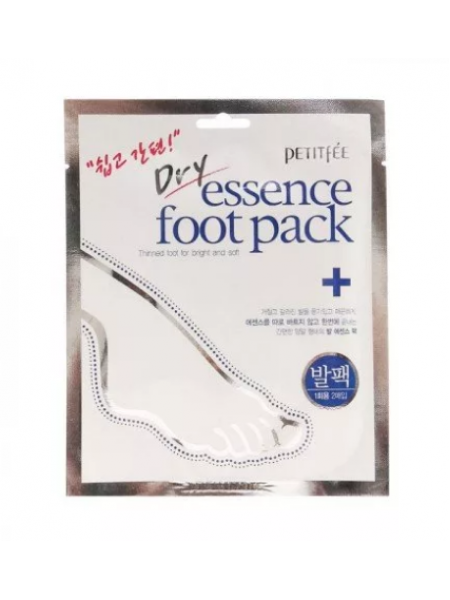 Petitfee Dry Essence Foot Pack  Смягчающая питательная маска для ног