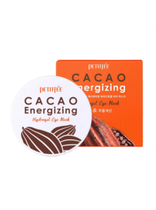 Тонизирующие гидрогелевые патчи с какао Petitfee Cacao Energizing Hydrogel Eye Patch 60шт