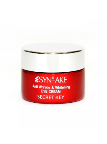 Secret Key Крем для глаз с пептидом змеиного яда  SYN-AKE Anti Wrinkle & Whitening Eye Cream 