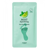 Skinfood Mint Sparkling Foot Peeling Socks Носочки-пилинг с экстрактом мяты