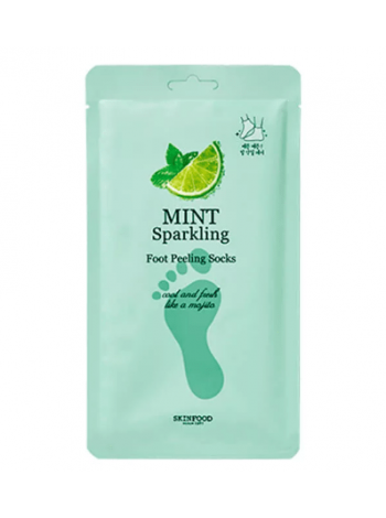 Skinfood Mint Sparkling Foot Peeling Socks Носочки-пилинг с экстрактом мяты