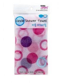 Мочалка для душа (28х95) Sung Bo Cleamy CLEAN&BEAUTY Circle Shower Towel 