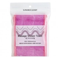 Мочалка для тела (11х100) Sung Bo Cleamy CLEAN&BEAUTY Massage Shower Towel 