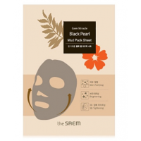 The Saem Black Pearl Gem Miracle Mud Pack Sheet Маска тканевая грязевая