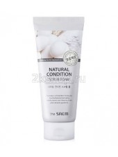 The Saem Natural Condition Scrub Foam [Deep pore cleansing]  Пенка-скраб для лица