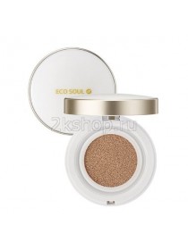 The Saem  ECO SOUL Cover Stay Cushion Тональная маскирующая основа в кушоне