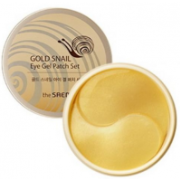 THE SAEM Snail Патчи для глаз с экстрактом муцина улитки для век 60шт Gold Snail Eye Gel Patch Set 