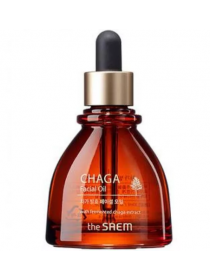 Омолаживающее масло для лица с ферментированным экстрактом чаги The Saem Chaga Facial Oil