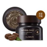 Кофейная маска-скраб для лица The Saem Natural Daily Original Coffee Mask 