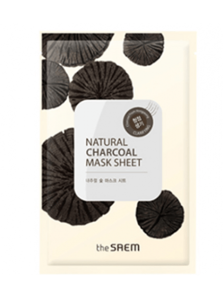 The Saem Natural Charcoal Mask Sheet Маска тканевая с древесным углем 
