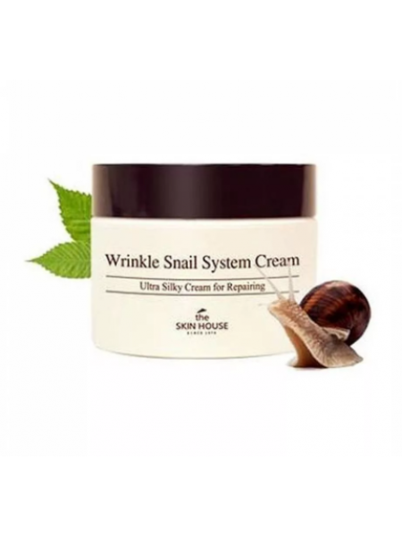 Улиточный крем The Skin house Wrinkle Snail  system cream 50 ml  