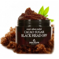Скраб против черных точек с коричневым сахаром и какао The Skin House Сacao Sugar Black Head Off 