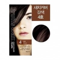  Welcos Fruits Wax Краска для волос на фруктовой основе Fruits Wax Pearl Hair Color  #04 60мл*60гр