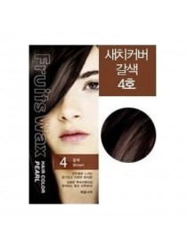 Welcos Fruits Wax Краска для волос на фруктовой основе Fruits Wax Pearl Hair Color  #04 60мл*60гр