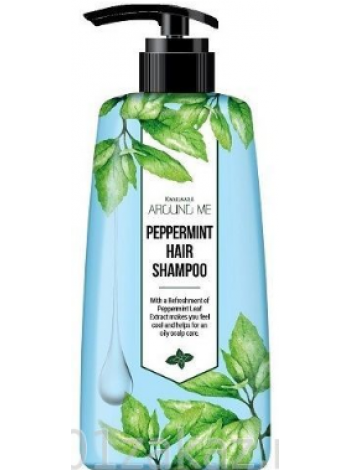 Around me peppermint Hair Shampoo  Шампунь для волос с  перечной мятой