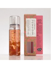 Мист-спрей для лица с экстрактом дамасской розы Whamisa Organic Flowers Ferment Damask Rose Petal Mist  