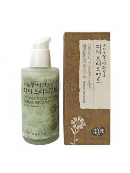 Бальзам (тритмент) матирующий для жирной и проблемной кожи лица Whamisa  Organic Flowers/Apple Sebum Treatment 