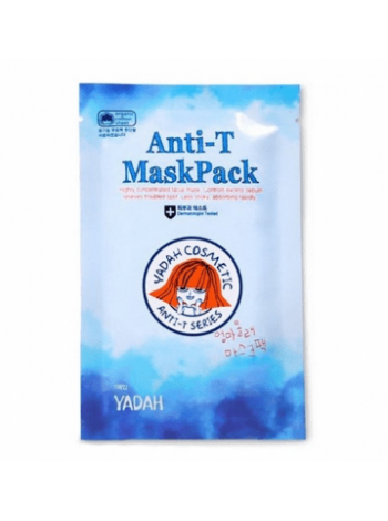 Yadah ANTI - T Mask Pack Тканевая маска для проблемной и жирной кожи