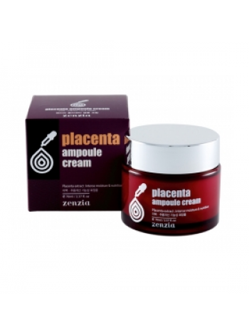 Zenzia Placenta Ampoule Cream Крем для лица с плацентой 